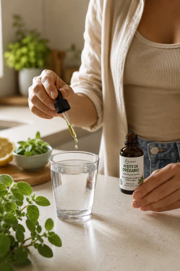 Aceite de Orégano en Gotas — 100% Natural