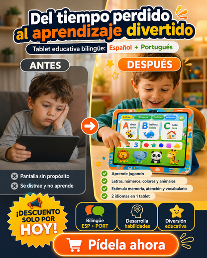 TABLET EDUCATIVA BILINGUE (ESP-PORT)