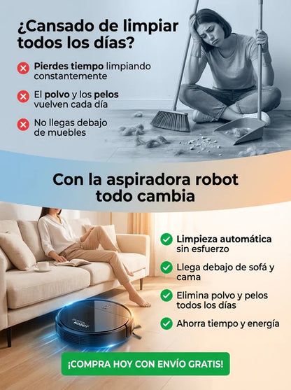 CleanBot Pro - Robot Aspirador