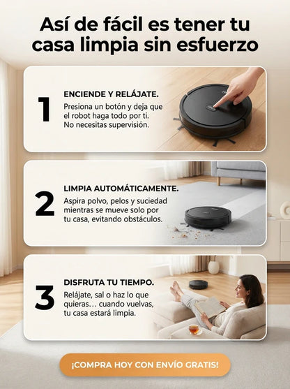CleanBot Pro - Robot Aspirador