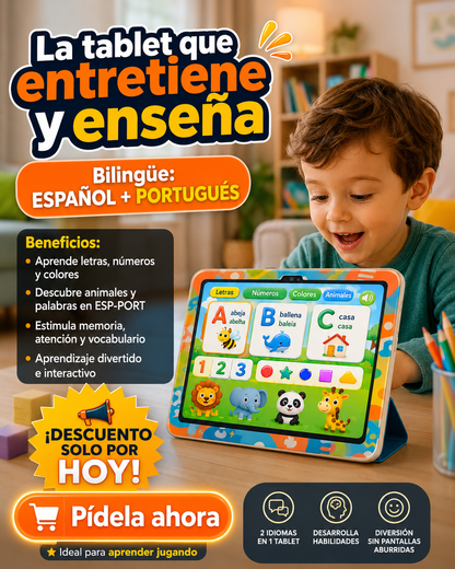TABLET EDUCATIVA BILINGUE (ESP-PORT)