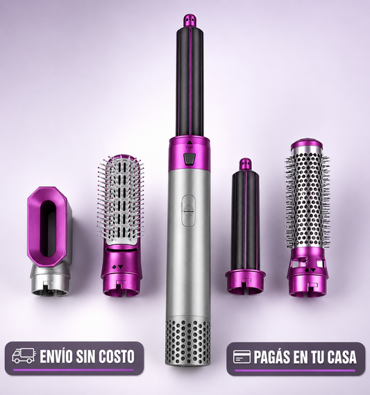 GlamAir Pro 5 en 1 — Cepillo Secador Multifuncional