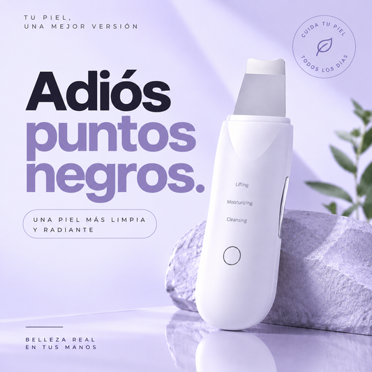 Limpiador Facial Ultrasónico 3 en 1