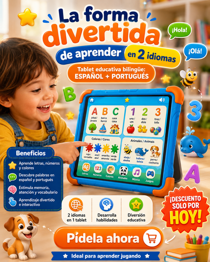 TABLET EDUCATIVA BILINGUE (ESP-PORT)